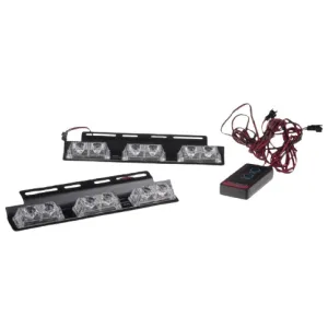 12v 6 Led x 2 Grill Mount Amber Federal Signal