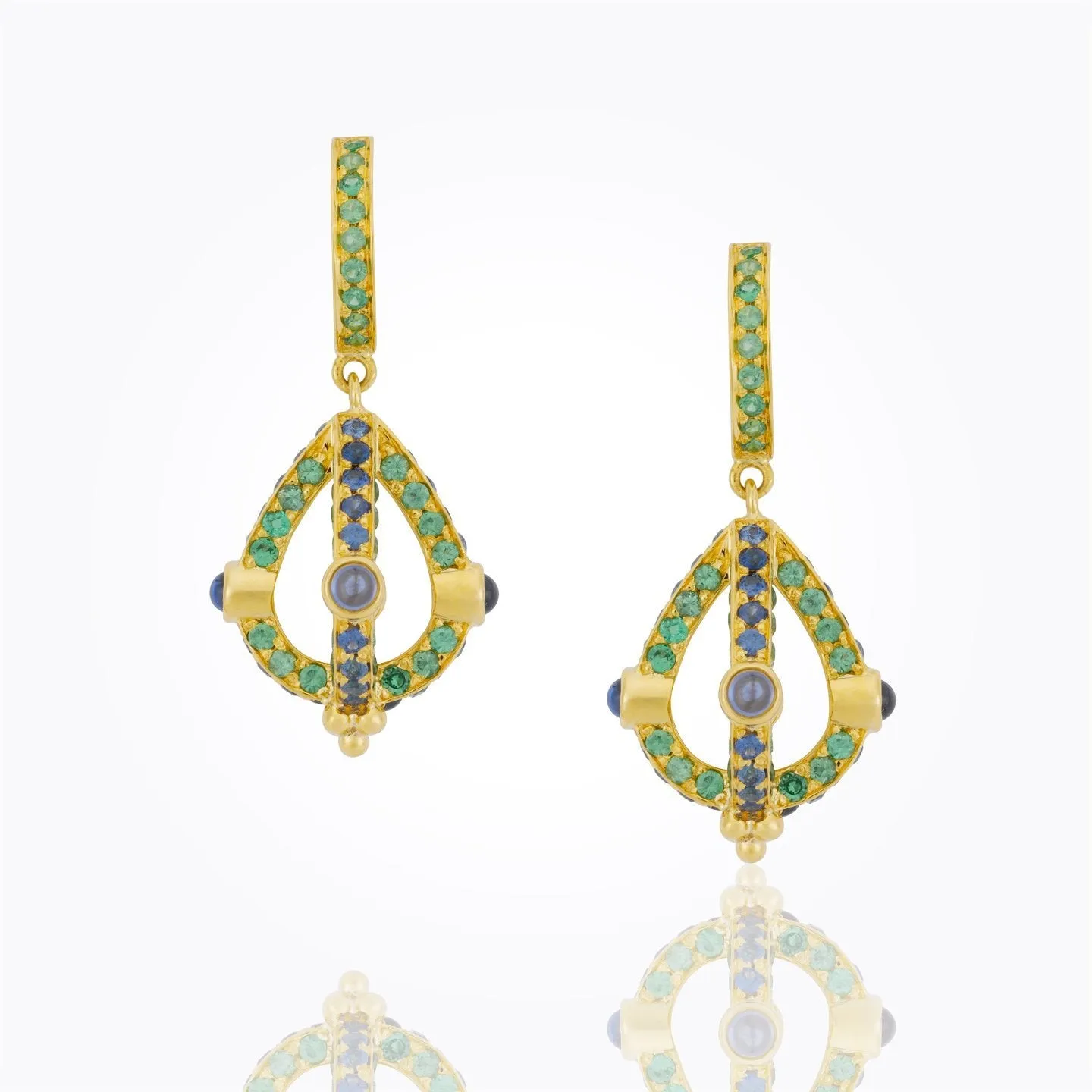 18K Stupa Earrings