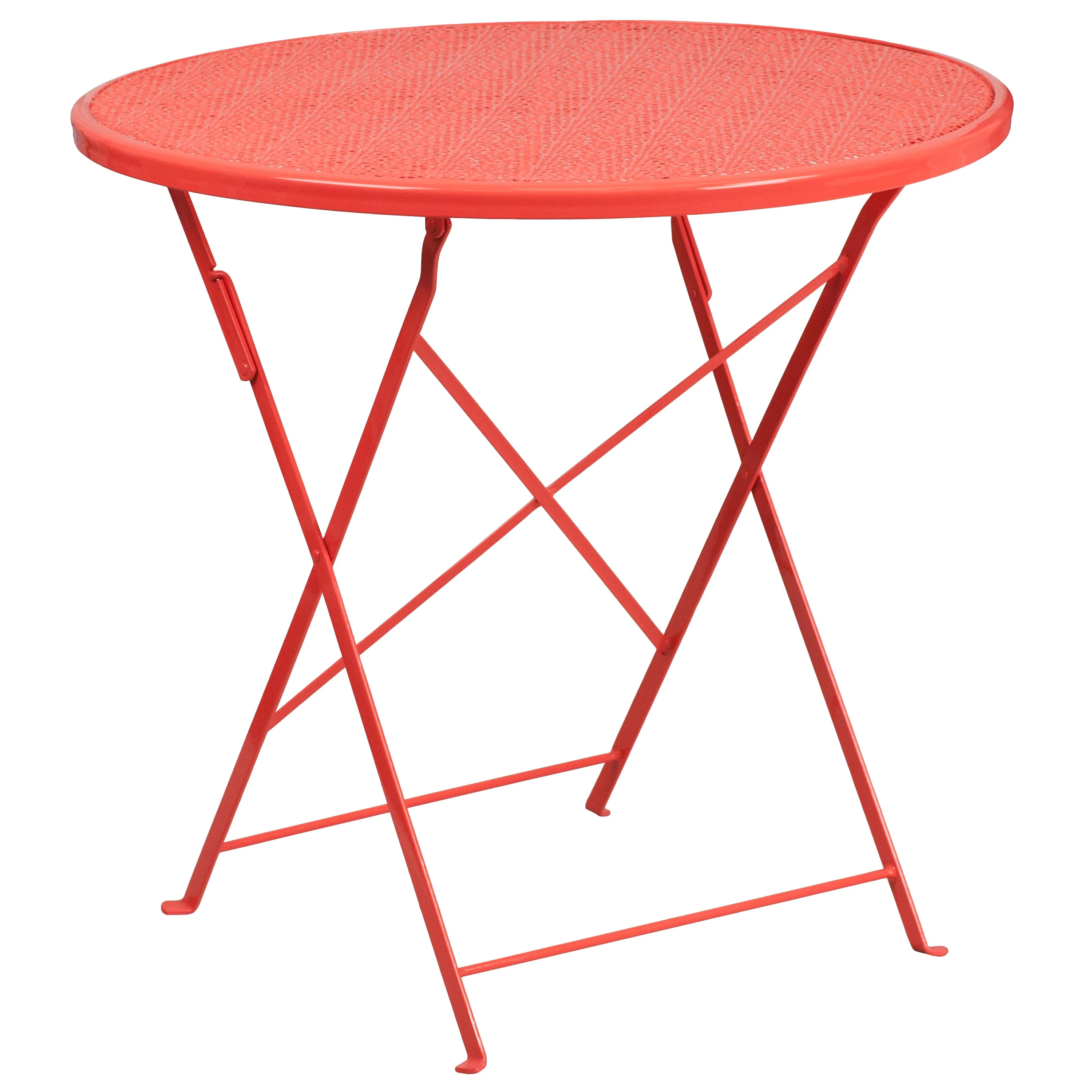 30RD Coral Fold Patio Set CO-30RDF-03CHR2-RED-GG