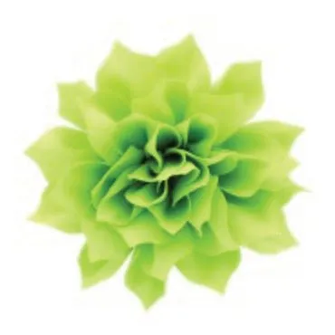 4" Fabric Flower (12 colors)