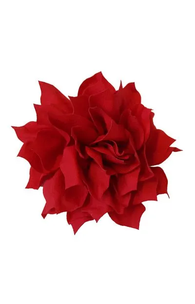 4" Fabric Flower (12 colors)