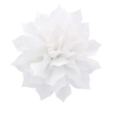 4" Fabric Flower (12 colors)