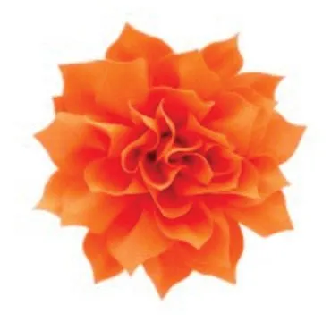 4" Fabric Flower (12 colors)