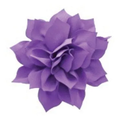 4" Fabric Flower (12 colors)