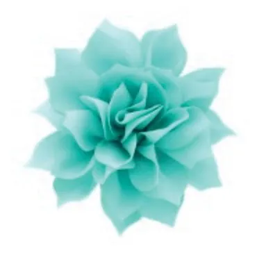 4" Fabric Flower (12 colors)