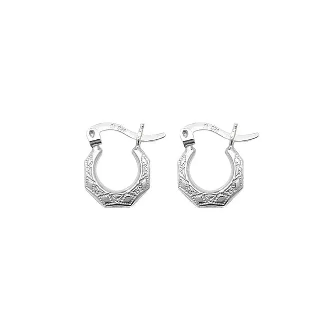 Acotis Silver 925 Creole Earrings G5870