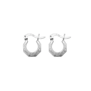 Acotis Silver 925 Creole Earrings G5870