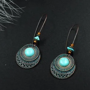 Alloy Vintage Turquoise Earrings