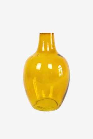 Amber Glass Vase