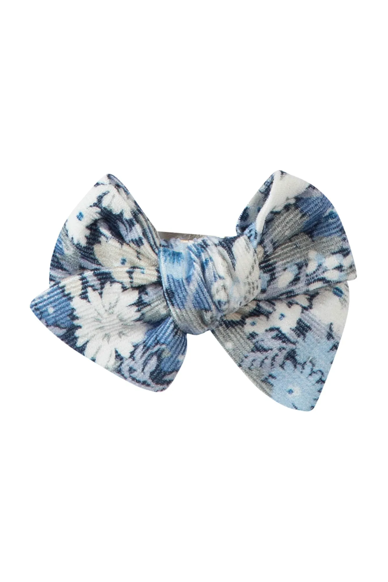 Barrette - Bleu Tissu Liberty