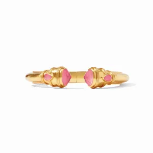 Cannes Demi Cuff - Iridescent Peony Pink