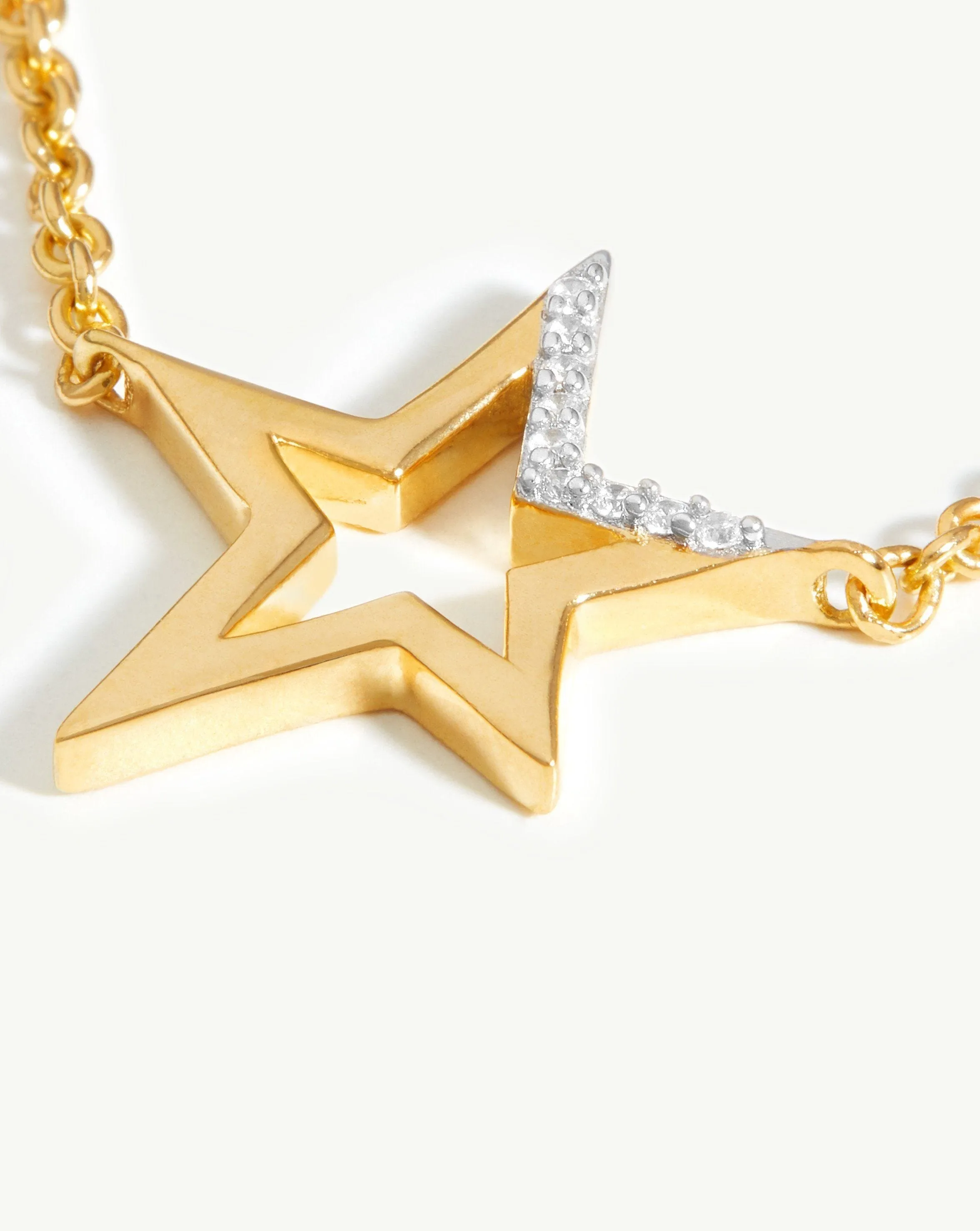 Celestial Pave Star Bracelet | 18k Gold Vermeil/Cubic Zirconia