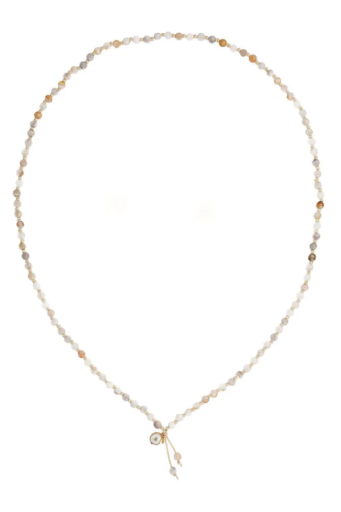 Chan Luu Solar Quartz Charm Opal Necklace (Pre-Order)