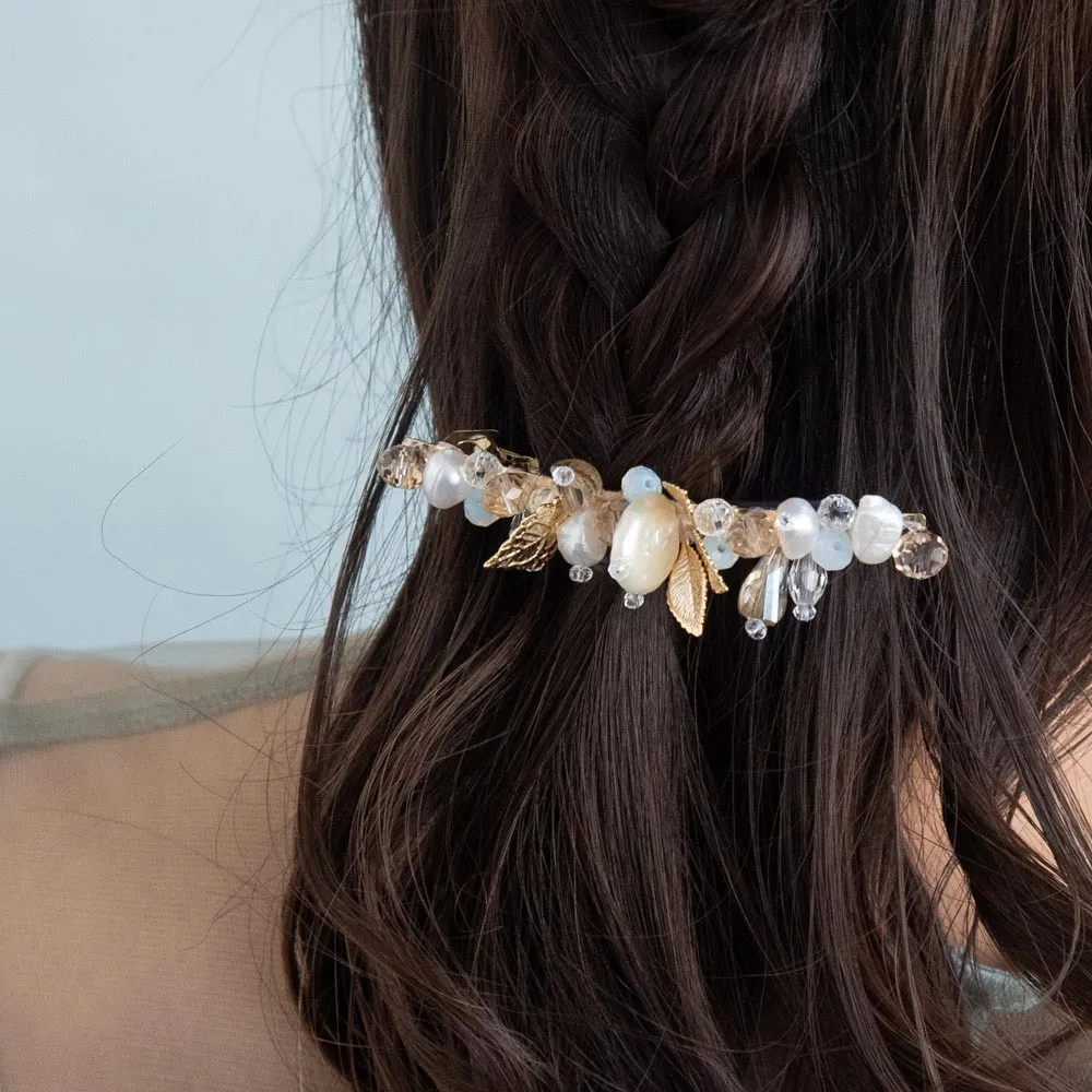 Cluster Bead Non-Slip Hair Barrette