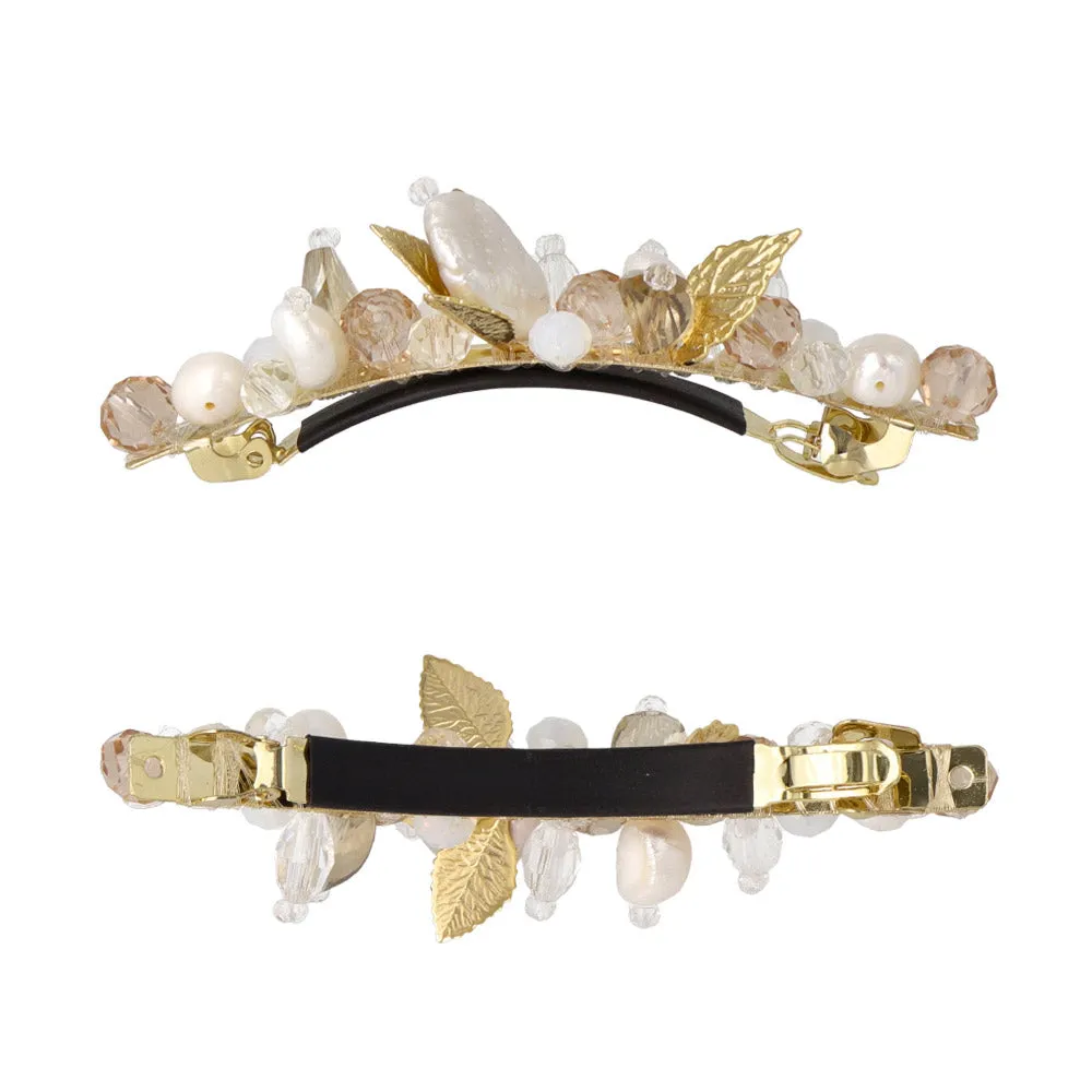 Cluster Bead Non-Slip Hair Barrette