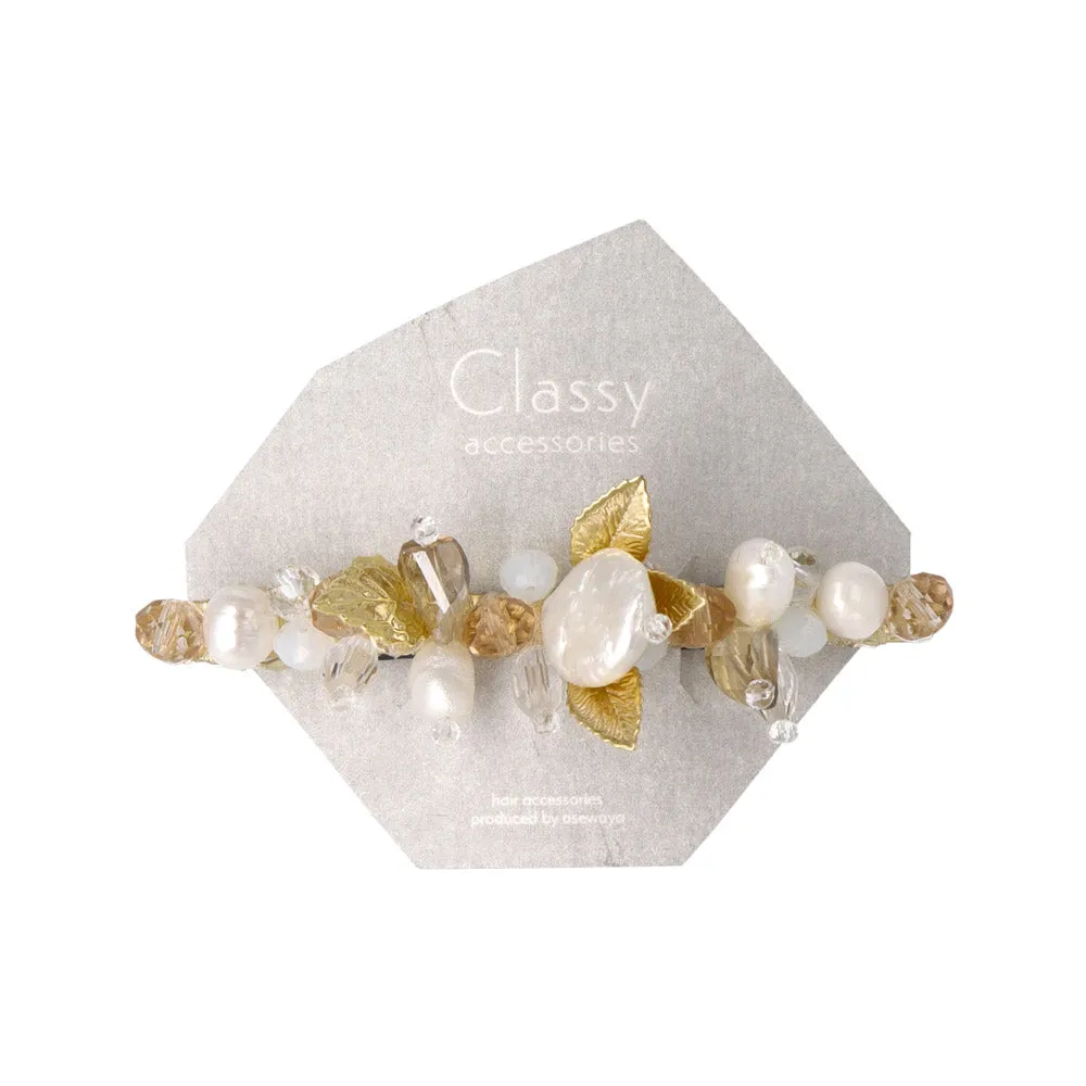 Cluster Bead Non-Slip Hair Barrette