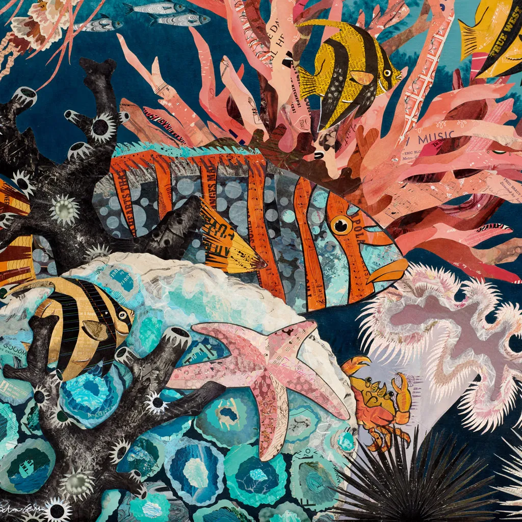 CORAL REEF (2023 EDITION) original paper collage