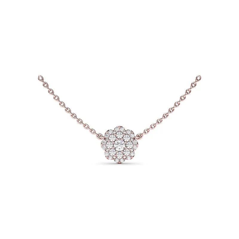 Fana Floral Opulence Diamond Necklace