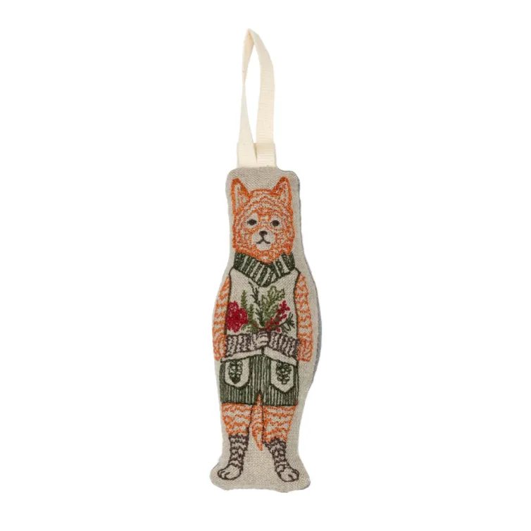 Festive Fox Ornament