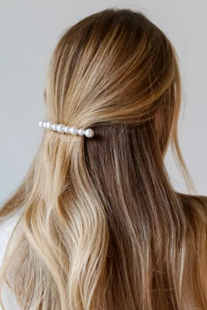 FINAL SALE - Ava Pearl Hair Clip