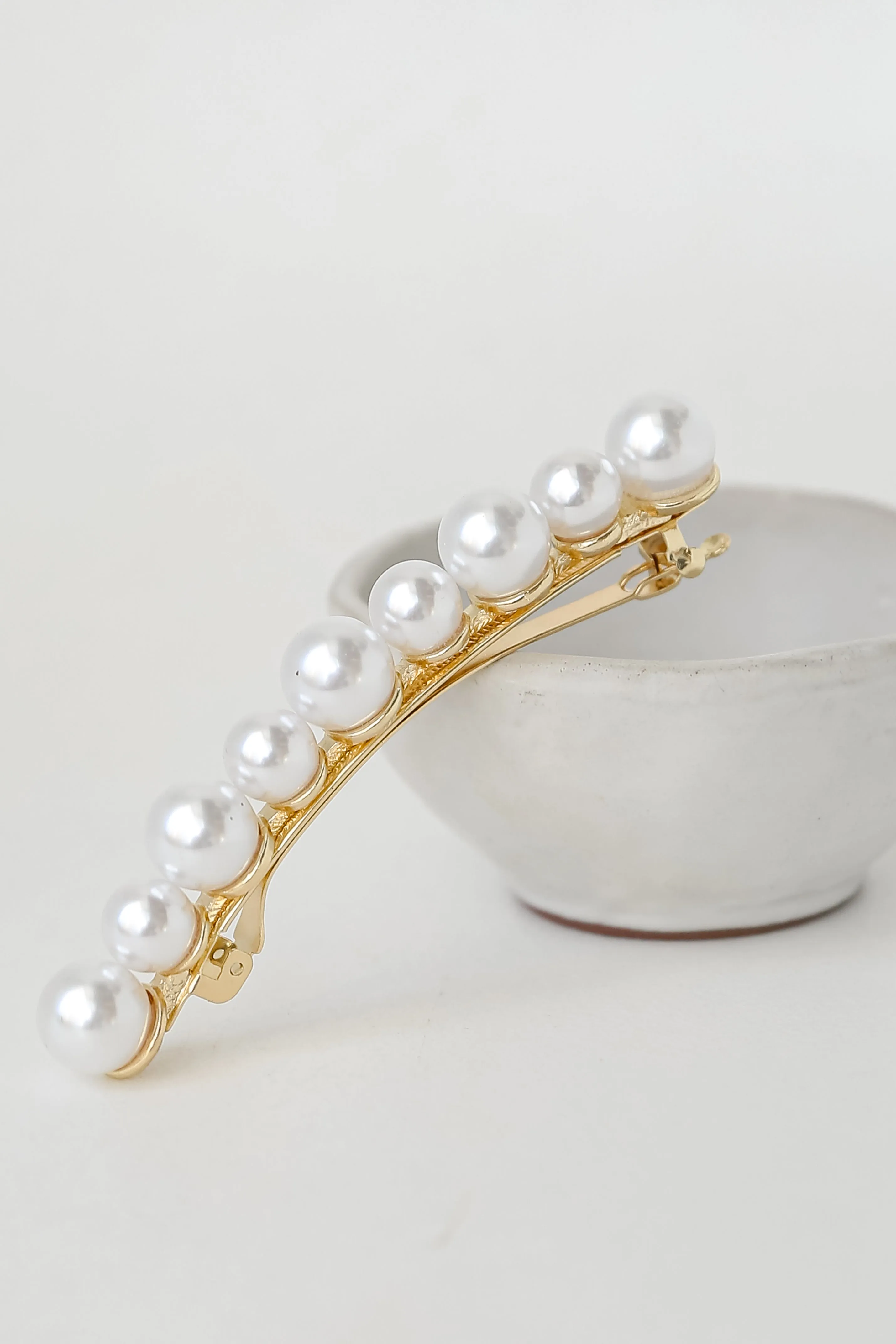 FINAL SALE - Ava Pearl Hair Clip