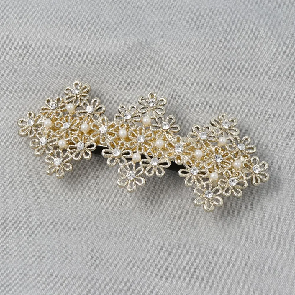 Floral Race Hair Barrette