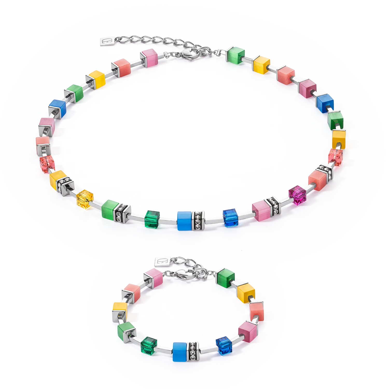 GeoCUBE® Iconic Pure Bracelet Rainbow