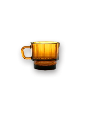 Glass Amber Mug