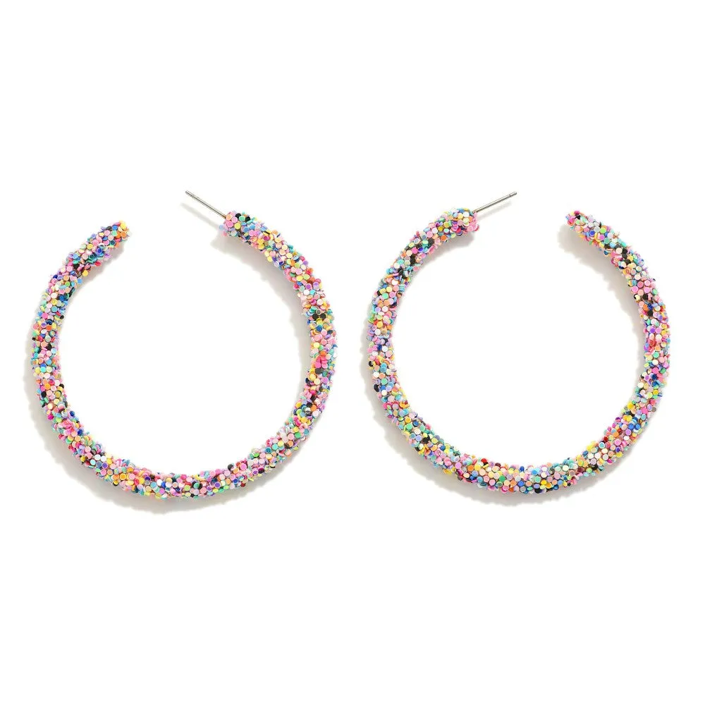 Glitter Hoops