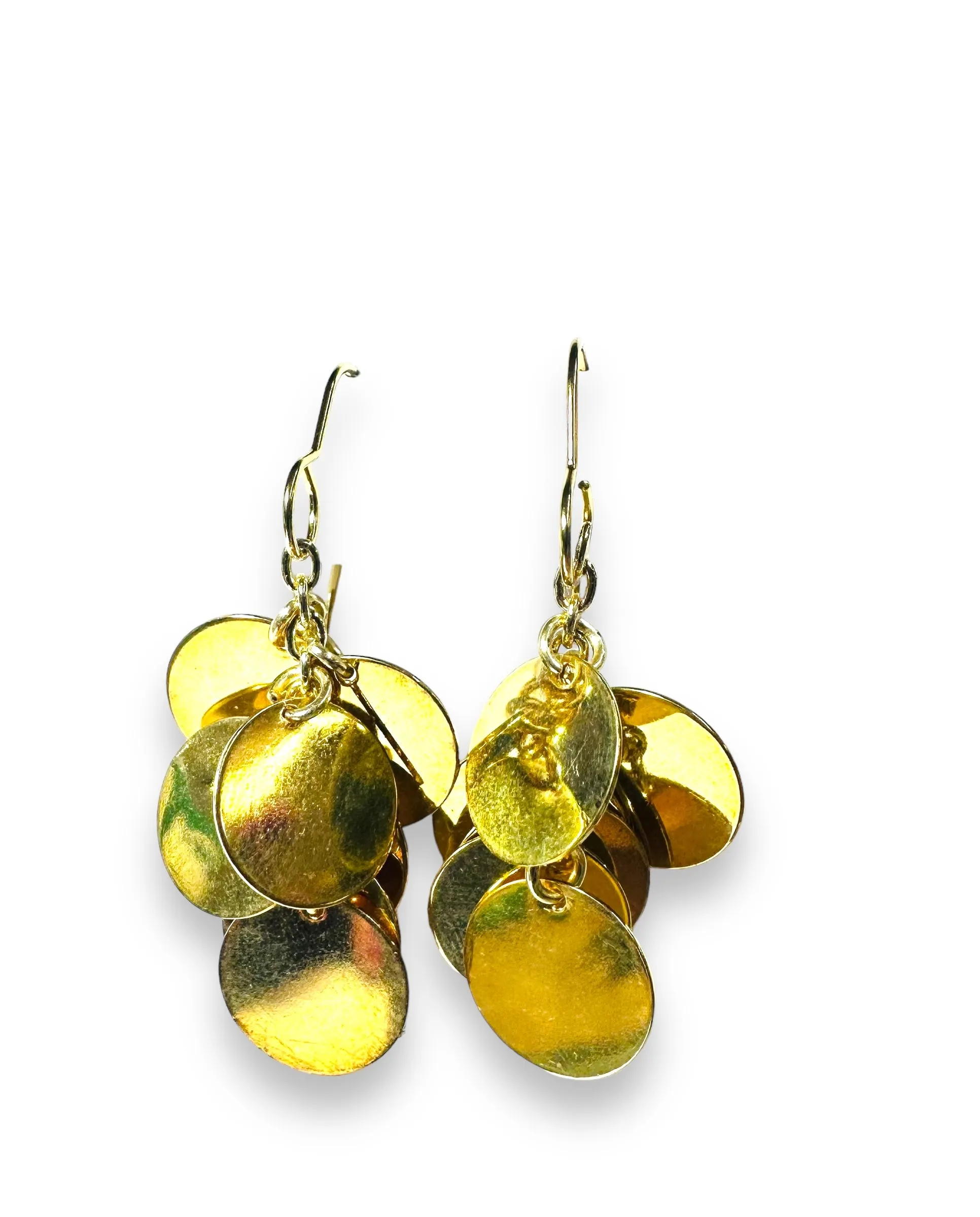 Golden Coin Earrings