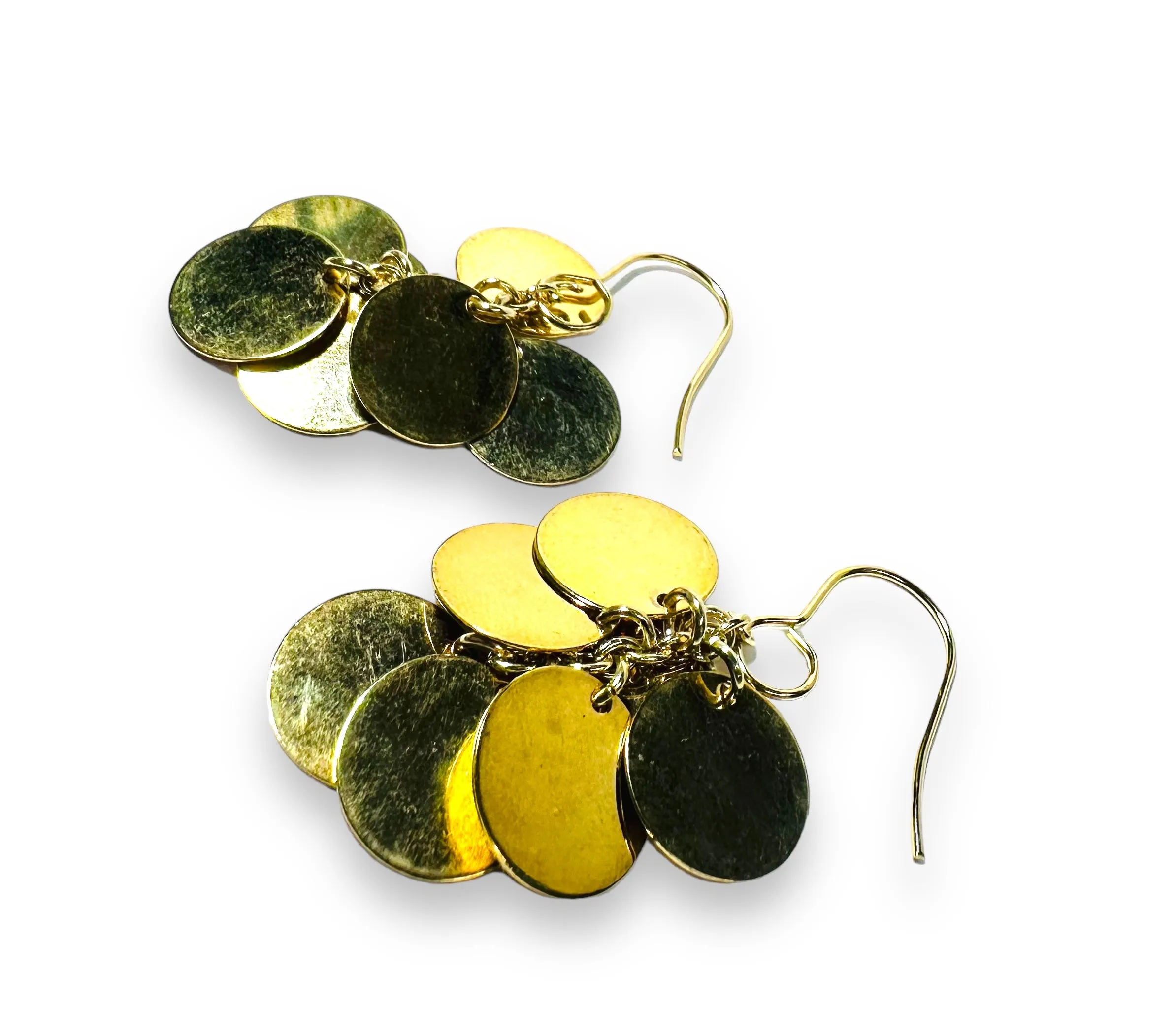 Golden Coin Earrings