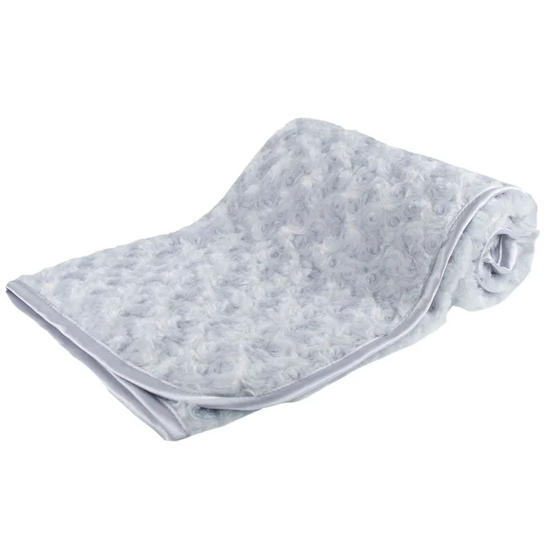 Grey Rose Pv Baby Fleece Wrap