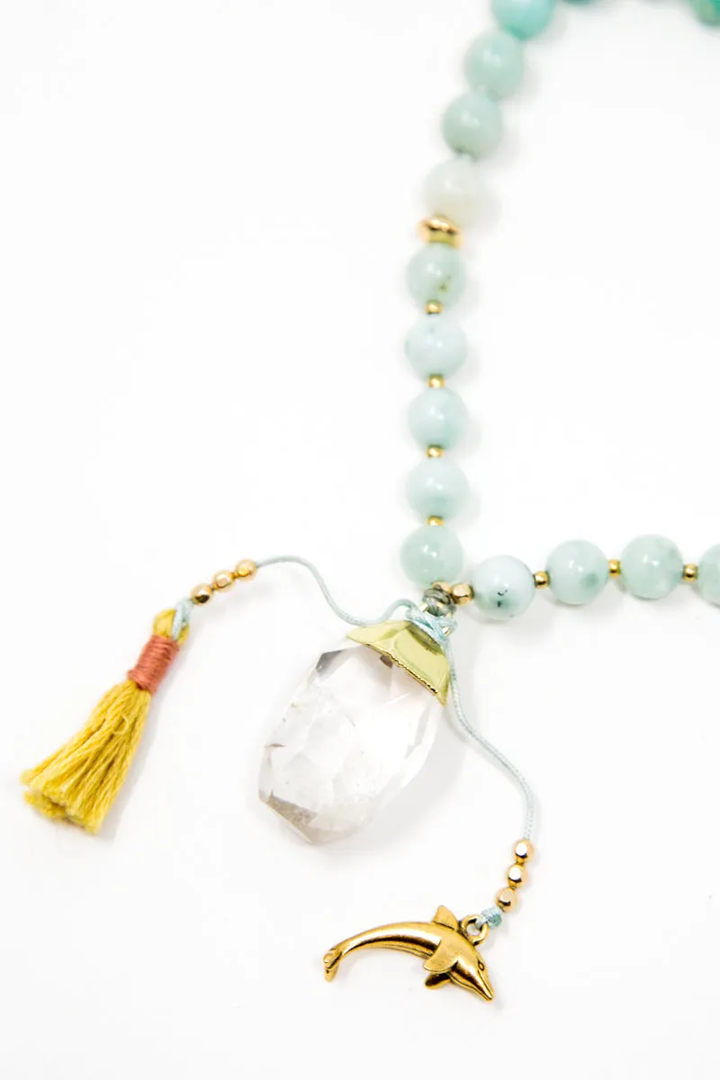 I am Joyful   at Peace Mala Necklace