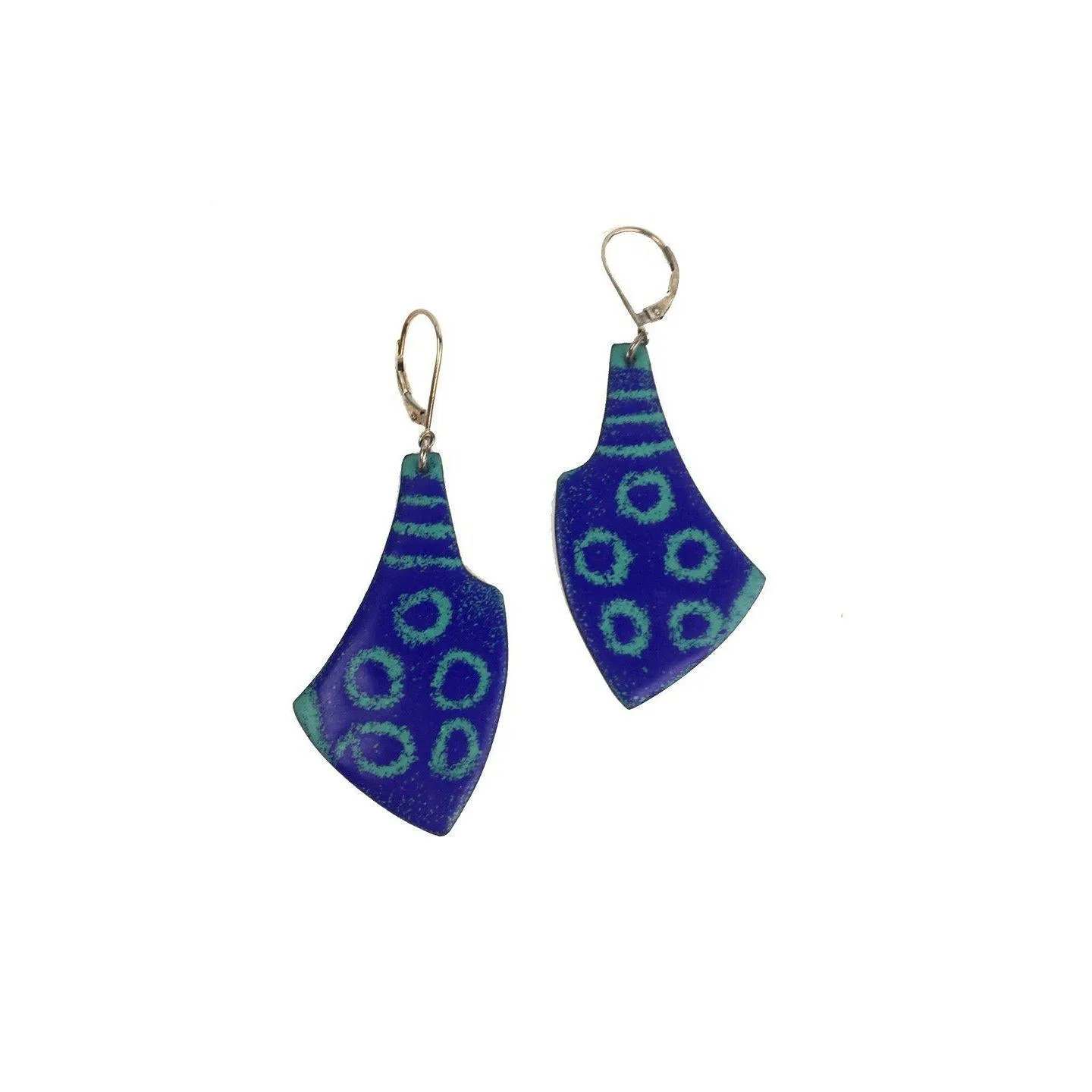 Julie Shaw Spear Earrings: Blue/Turquoise