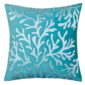 June Teal 20" X 20" Pillow, Teal