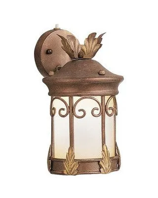 Kichler Lighting 10916 LZG Modesto Collection 13 Watt Fluorescent Energy Saving Outdoor Wall Light in Legacy Bronze Finish