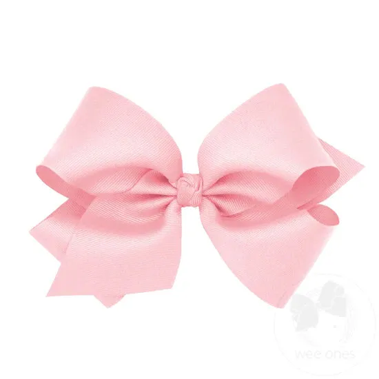 Large King Grosgrain Bow w/Barrette