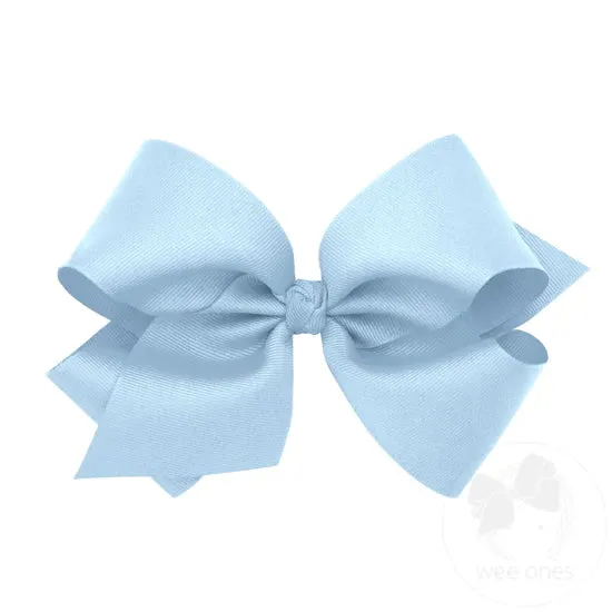 Large King Grosgrain Bow w/Barrette