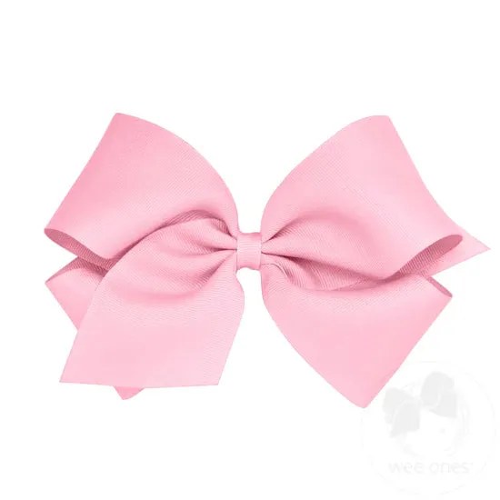 Large King Grosgrain Bow w/Barrette