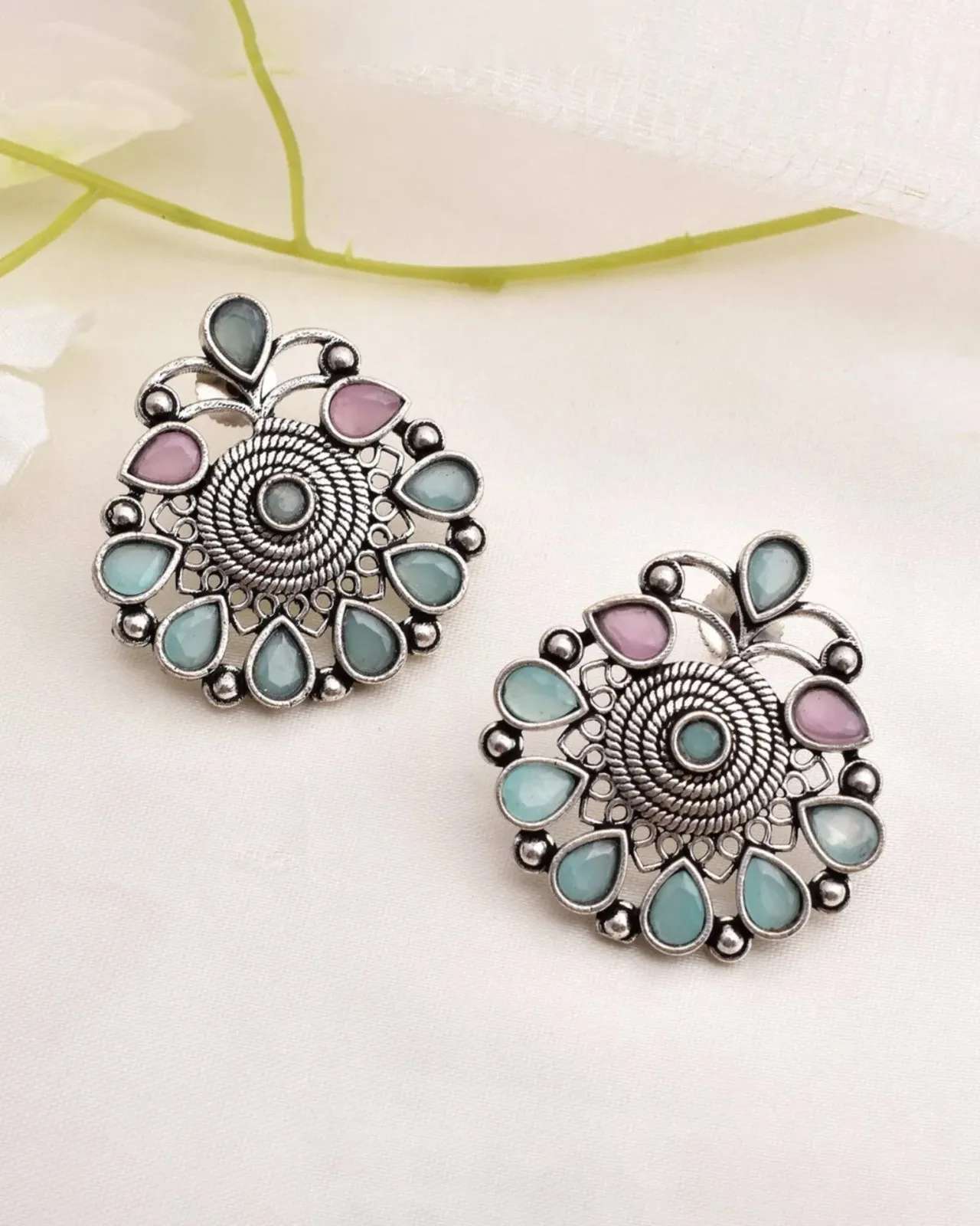 Lilac Stud Earrings