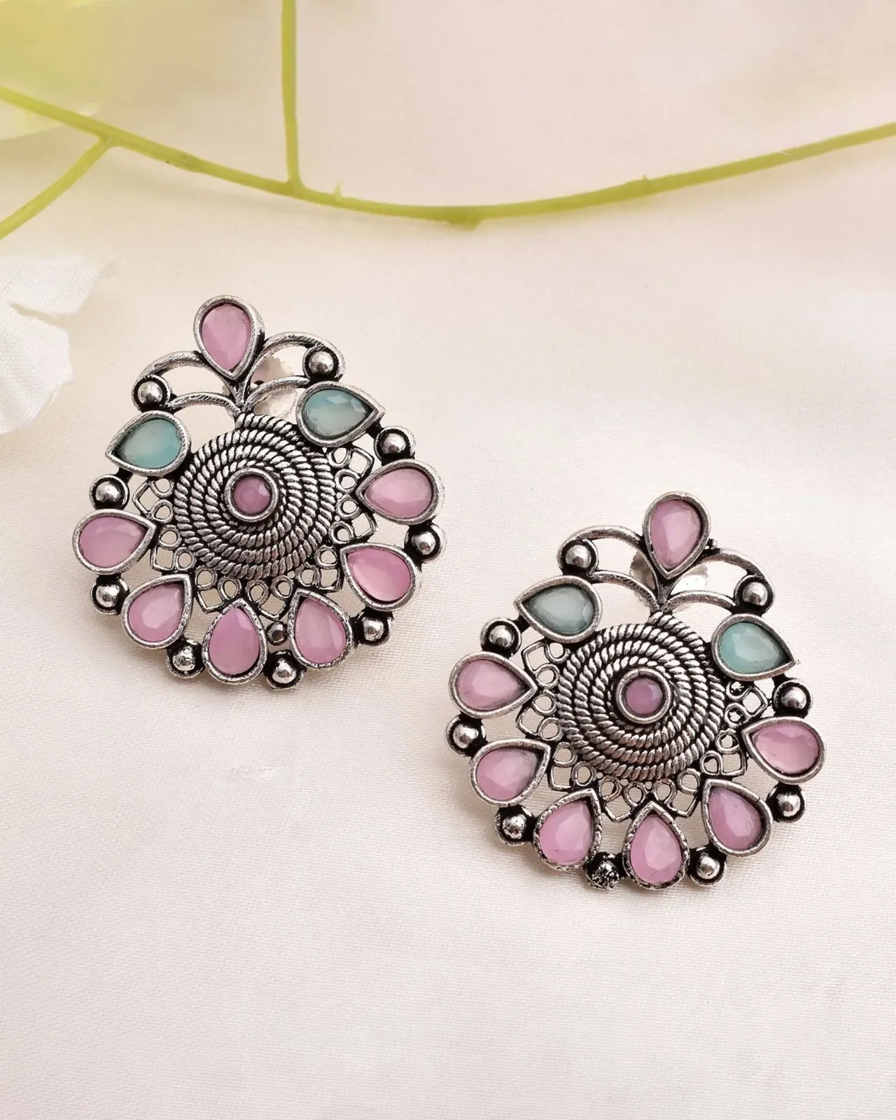 Lilac Stud Earrings