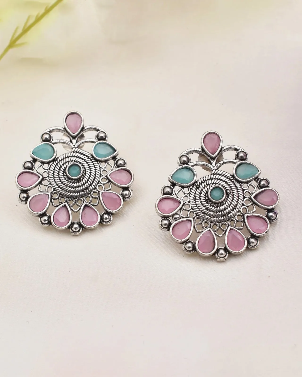 Lilac Stud Earrings