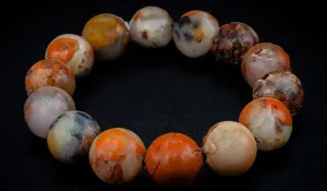 Luxury Red Brecciated Jasper Natural Gemstone Bracelet