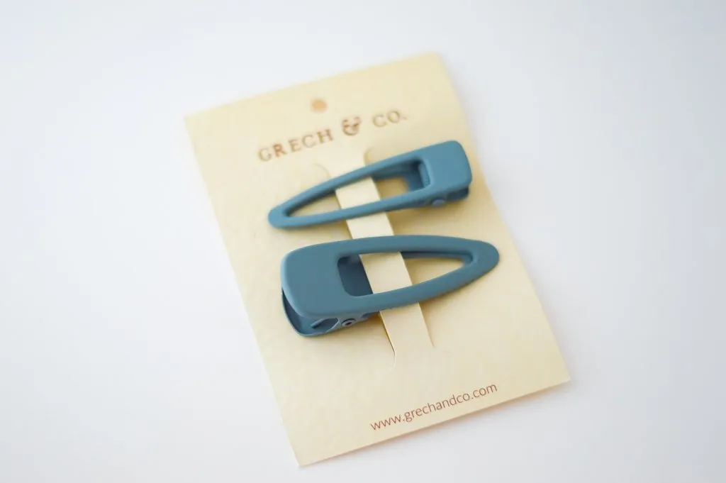 Matte Hair Clips Set of Two