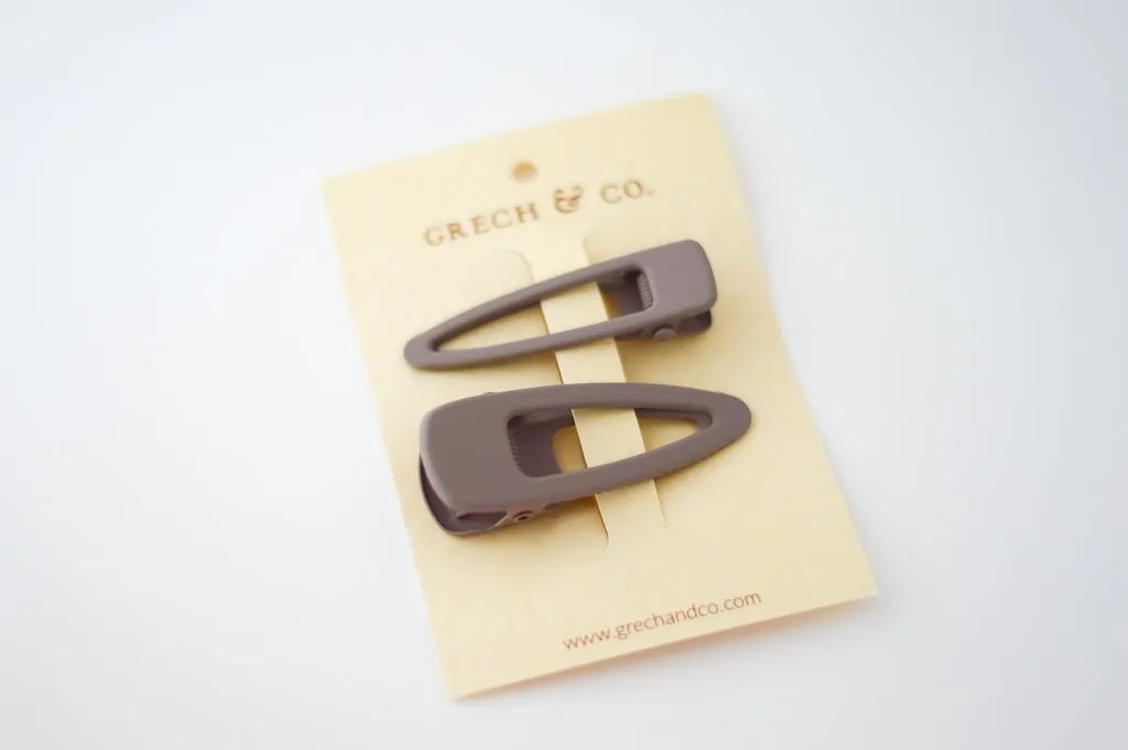 Matte Hair Clips Set of Two