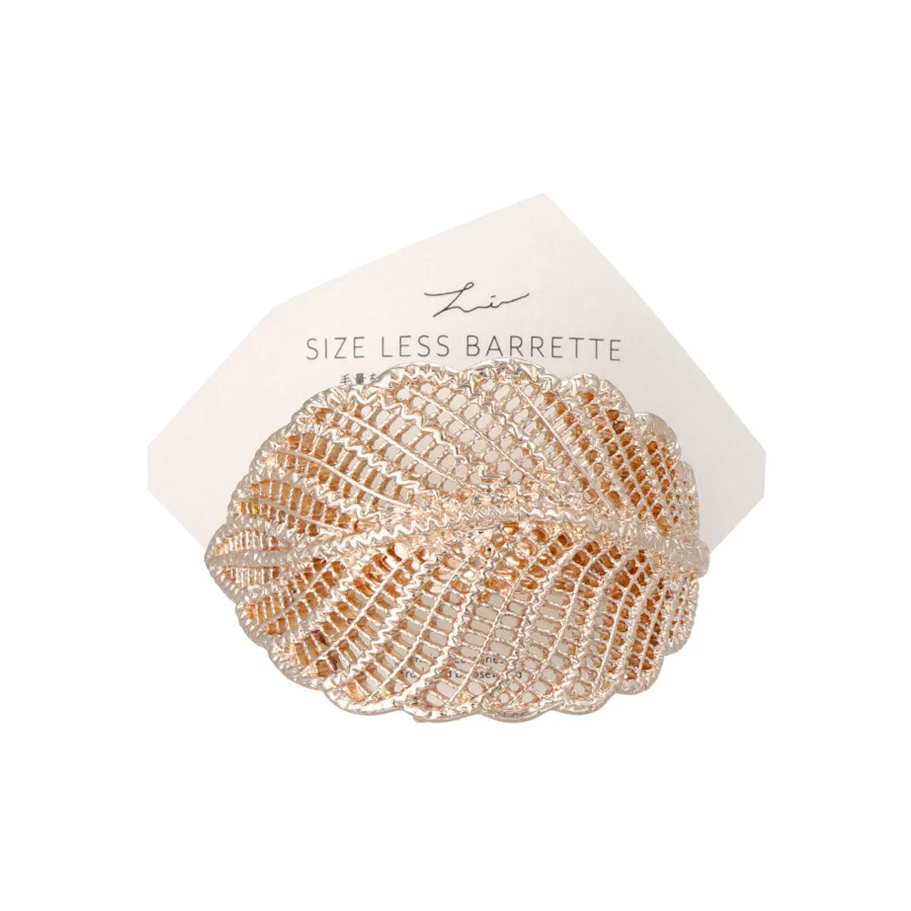 Mesh Leaf Hair Barrette