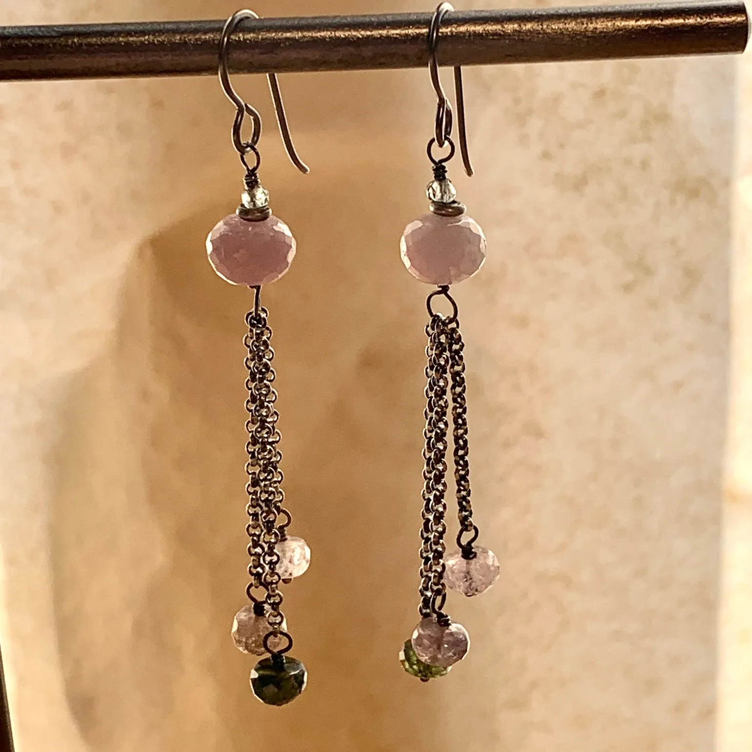 Multi-Color Sapphire Earrings by Ruth