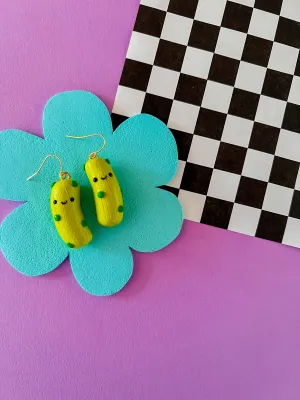 Patrick - Clay Pickle Earrings