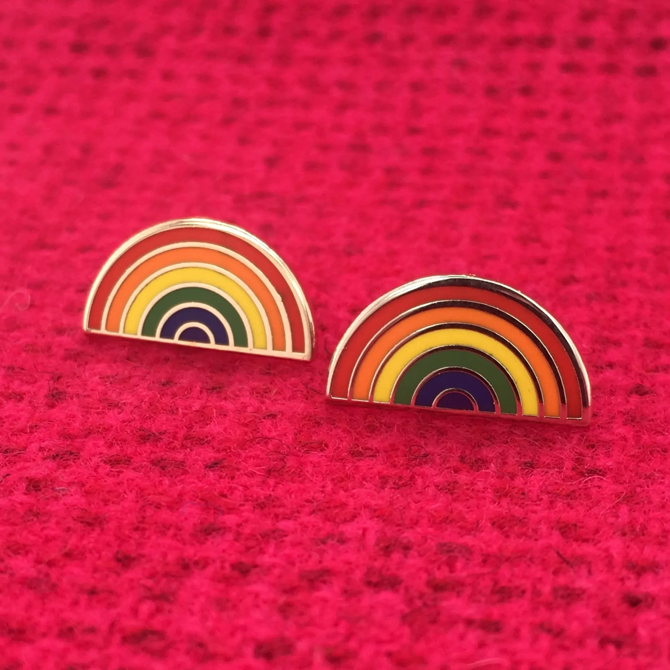 Pride Rainbow Earrings - Post