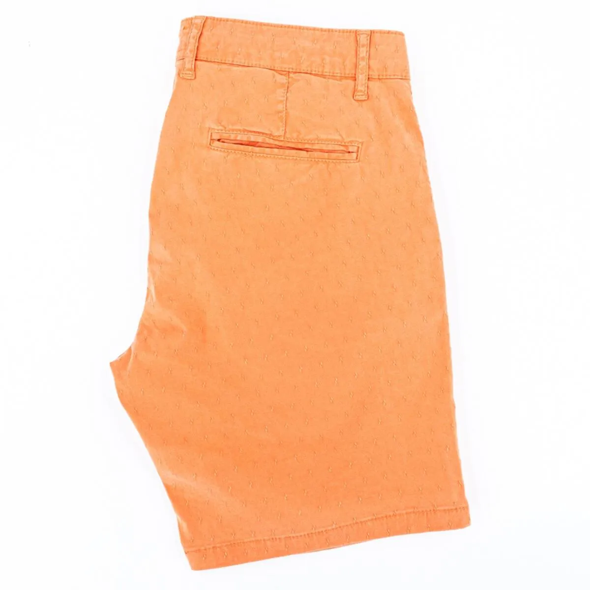 Solid Coral Cotton Shorts by EightX